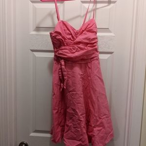 Pink H&M sweetheart neck dress